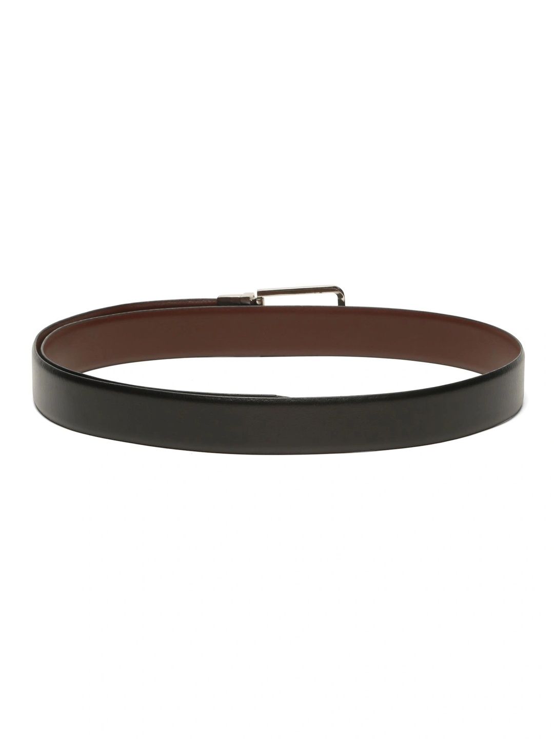 Teakwood Leathers Men Textured Leather Reversible Belt
