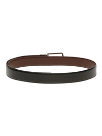 Teakwood Leathers Men Textured Leather Reversible Belt