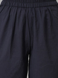 AURELIA Ethnic Motifs Printed Pure Cotton Kurta with Trousers & Dupatta