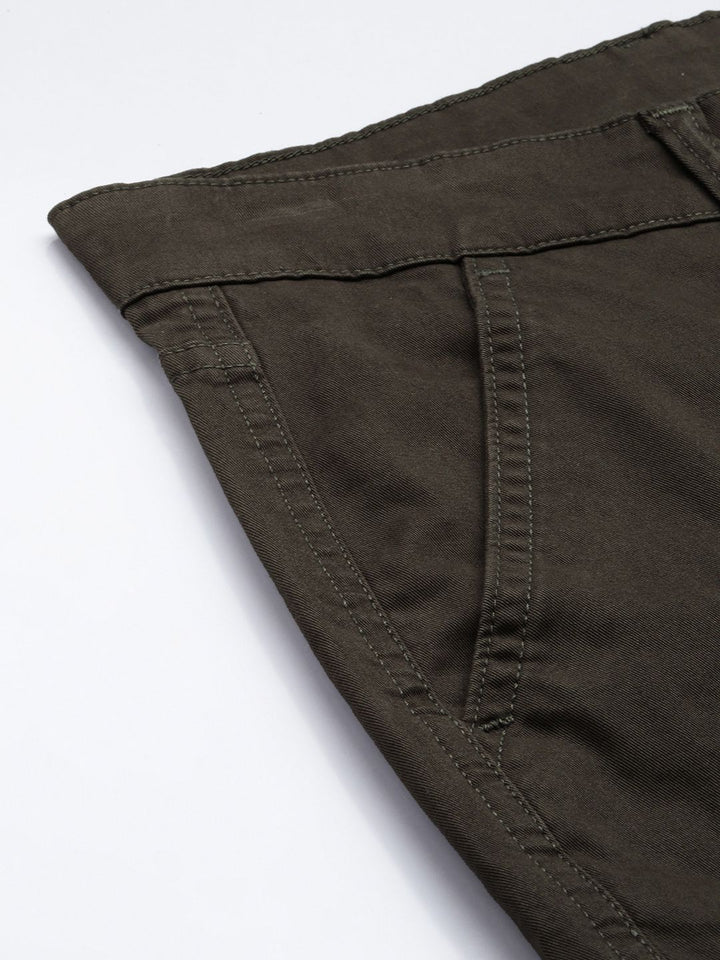 Being Human Men Slim Fit Cargos Trousers