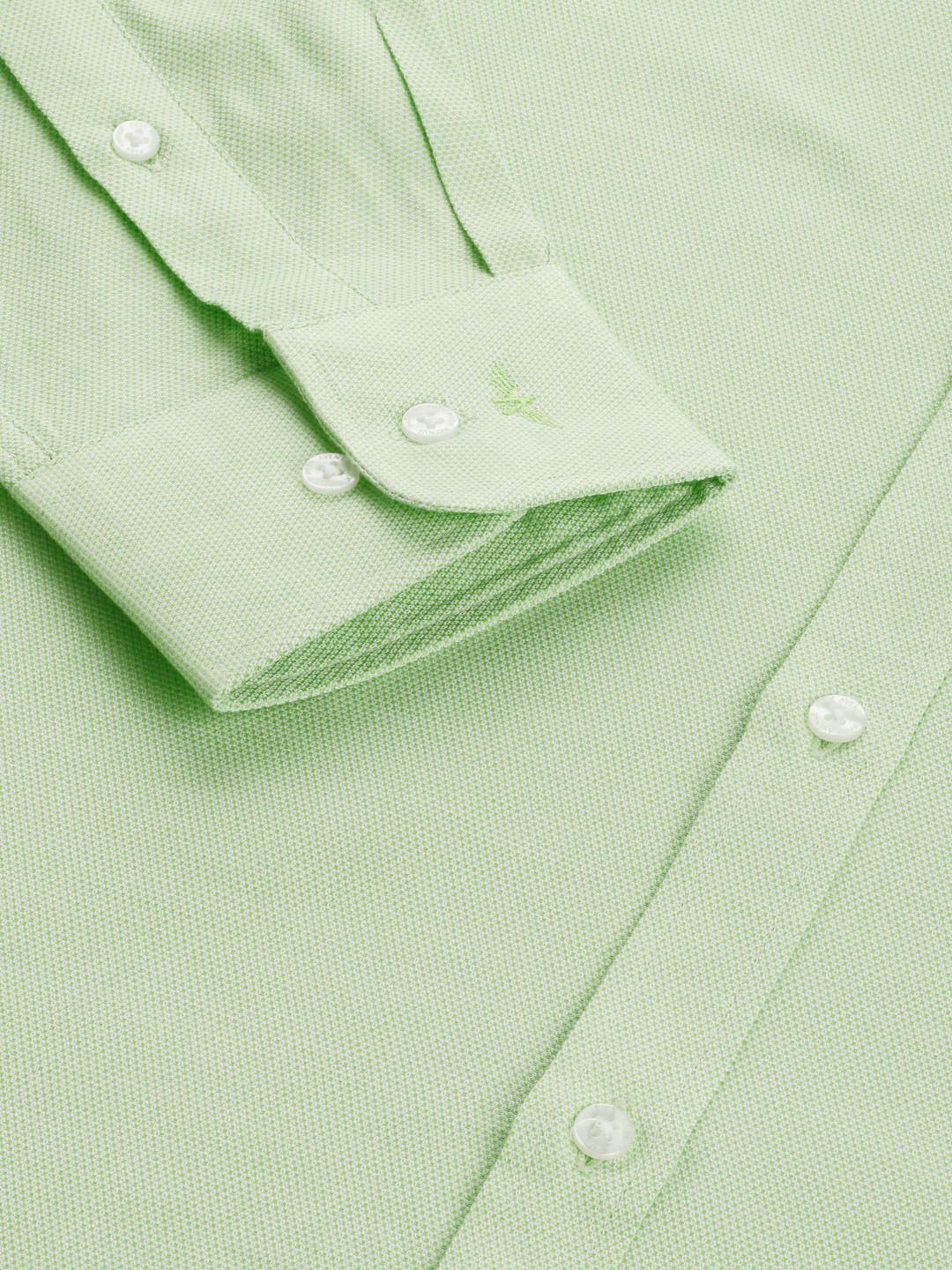 Park Avenue Men Slim Fit Micro Ditsy Opaque Self Design Pure Cotton Formal Shirt
