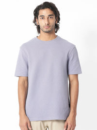 RARE RABBIT Men Cas Round Neck Slim Fit Cotton T-Shirt