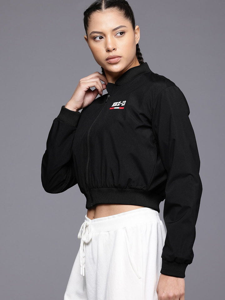 HRX by Hrithik Roshan Crop Bomber Jacket