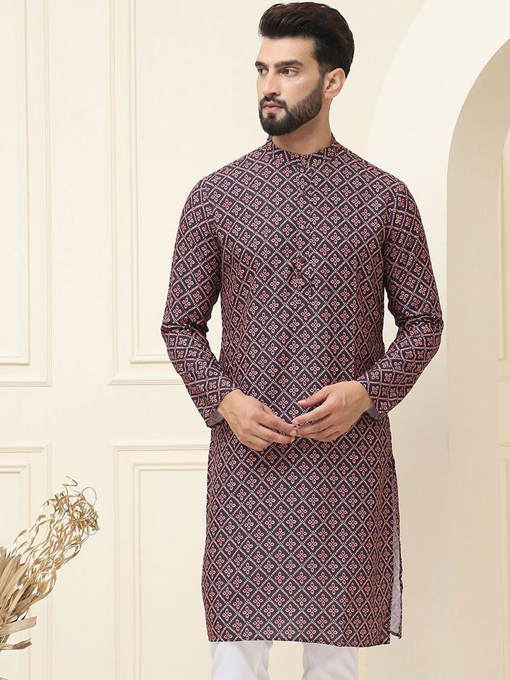 SOJANYA Ethnic Motifs Printed Pure Cotton Kurta