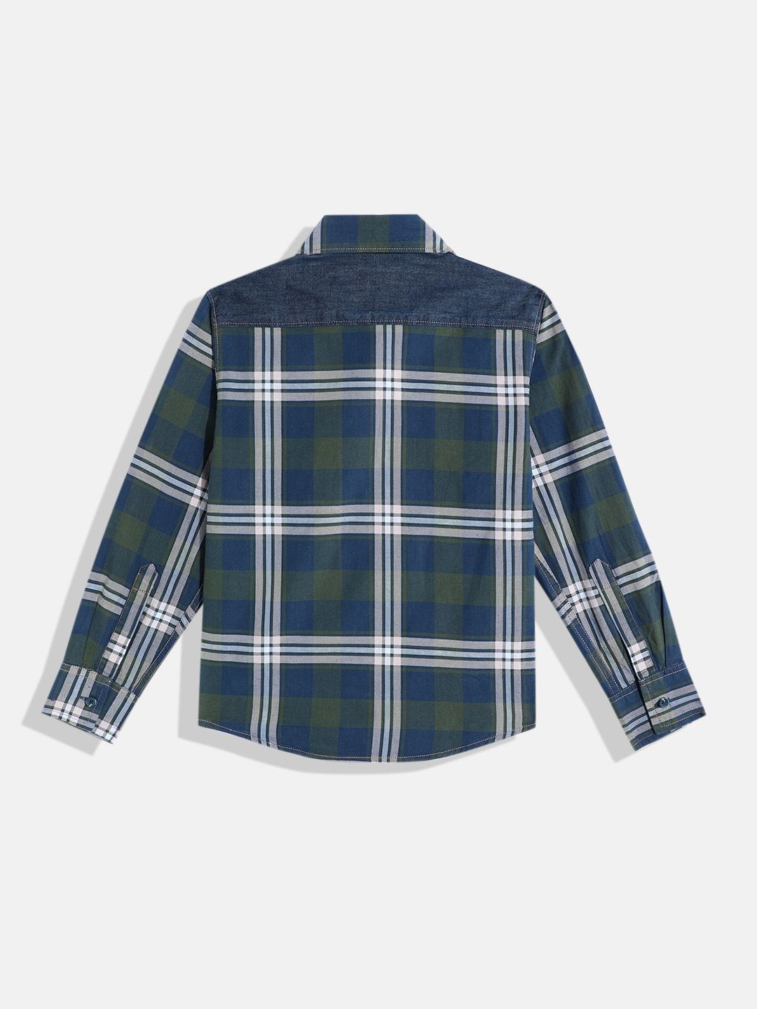 Monte Carlo Boys Tartan Checked Casual Smart Fit Shirt
