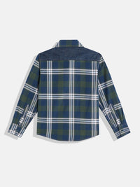 Monte Carlo Boys Tartan Checked Casual Smart Fit Shirt