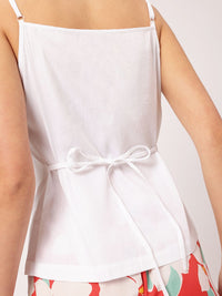 DressBerry Effortless Elegance Crop Shirt with Cami Top