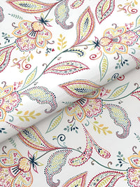 MYTRIDENT Eden Garden Flat 144TC Queen Cotton 1 Bedsheet with 2 Pillow Covers