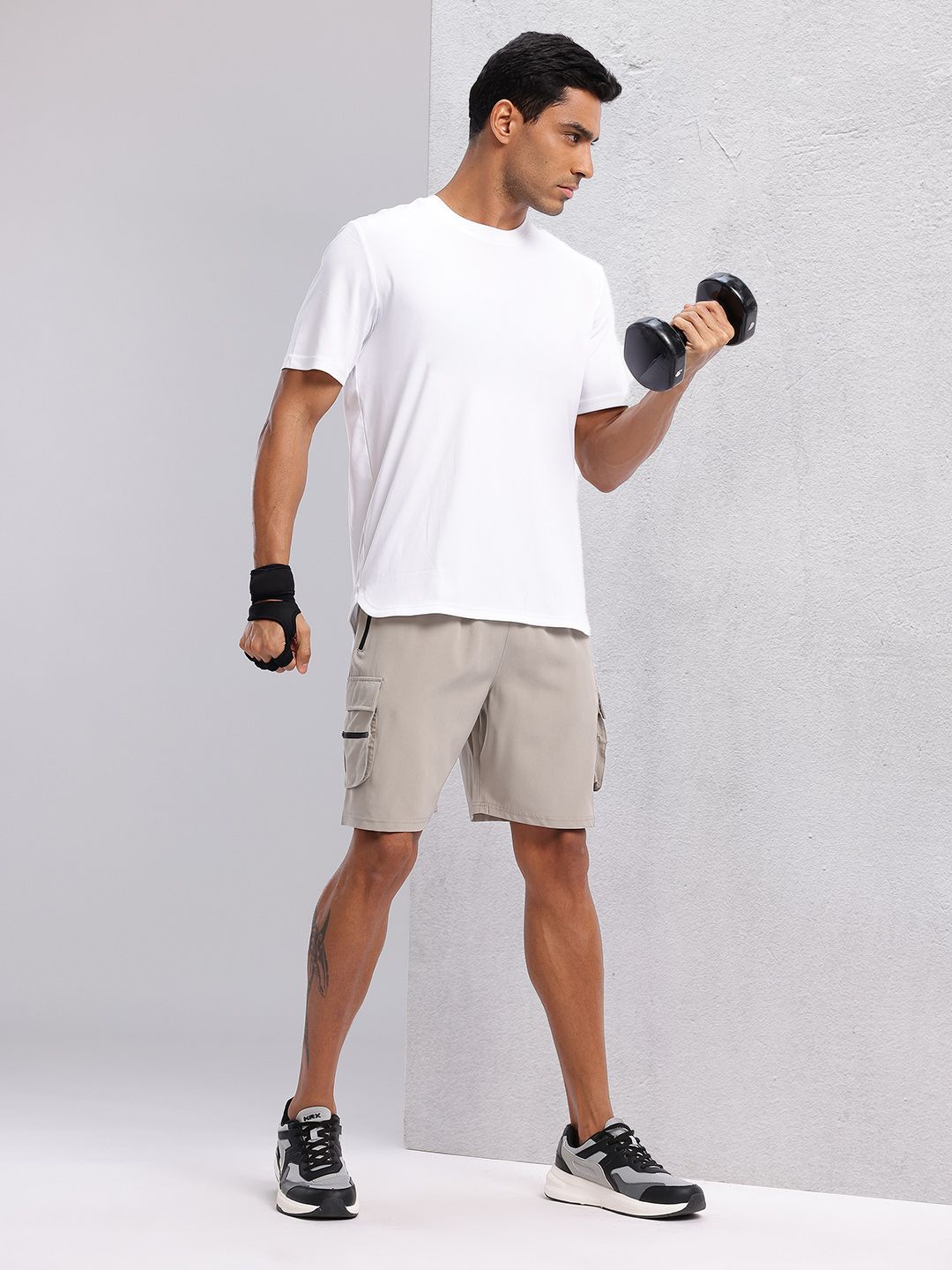 HRX by Hrithik Roshan Men Training Shorts with Utility Pockets