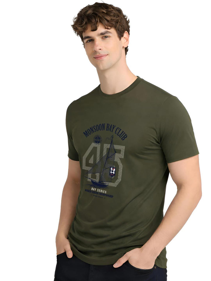ADRO Men Printed T-shirt
