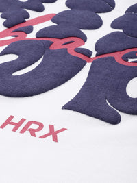 HRX by Hrithik Roshan STREETPULSE Lifestyle Printed Hooded Sweatshirt