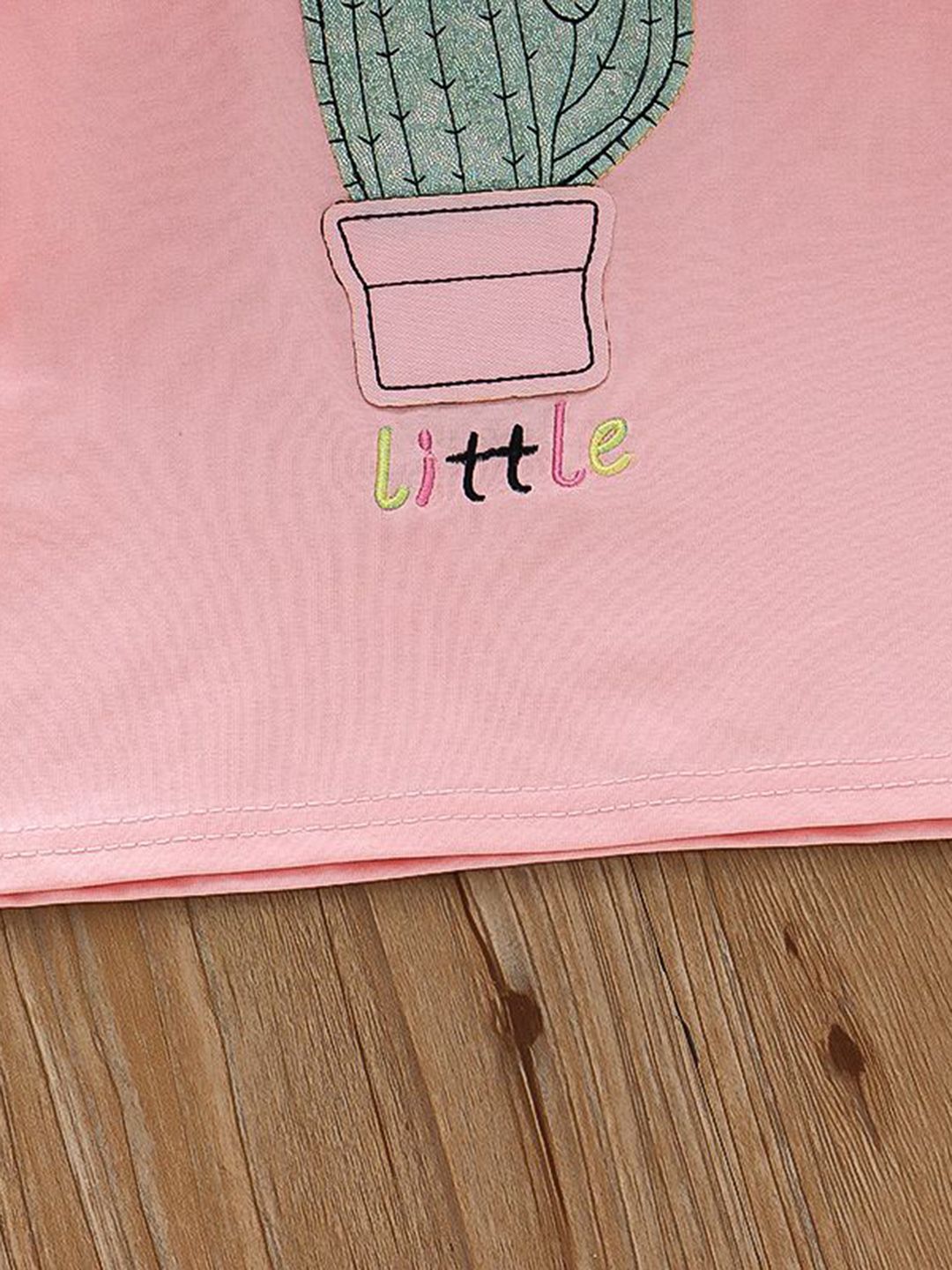 YK Girls Floral Printed Round Neck Cotton Casual T-shirt