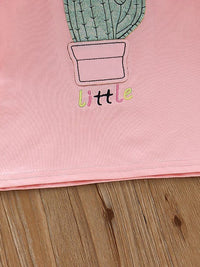 YK Girls Floral Printed Round Neck Cotton Casual T-shirt