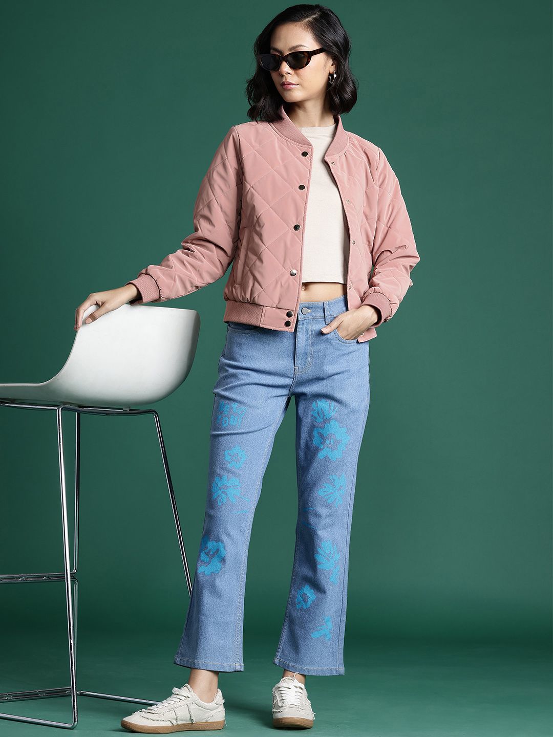 DressBerry Quilted Bomber Jacket