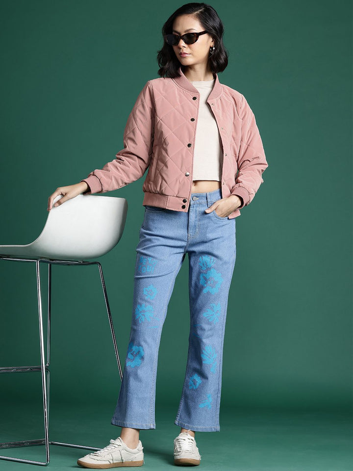 DressBerry Quilted Bomber Jacket