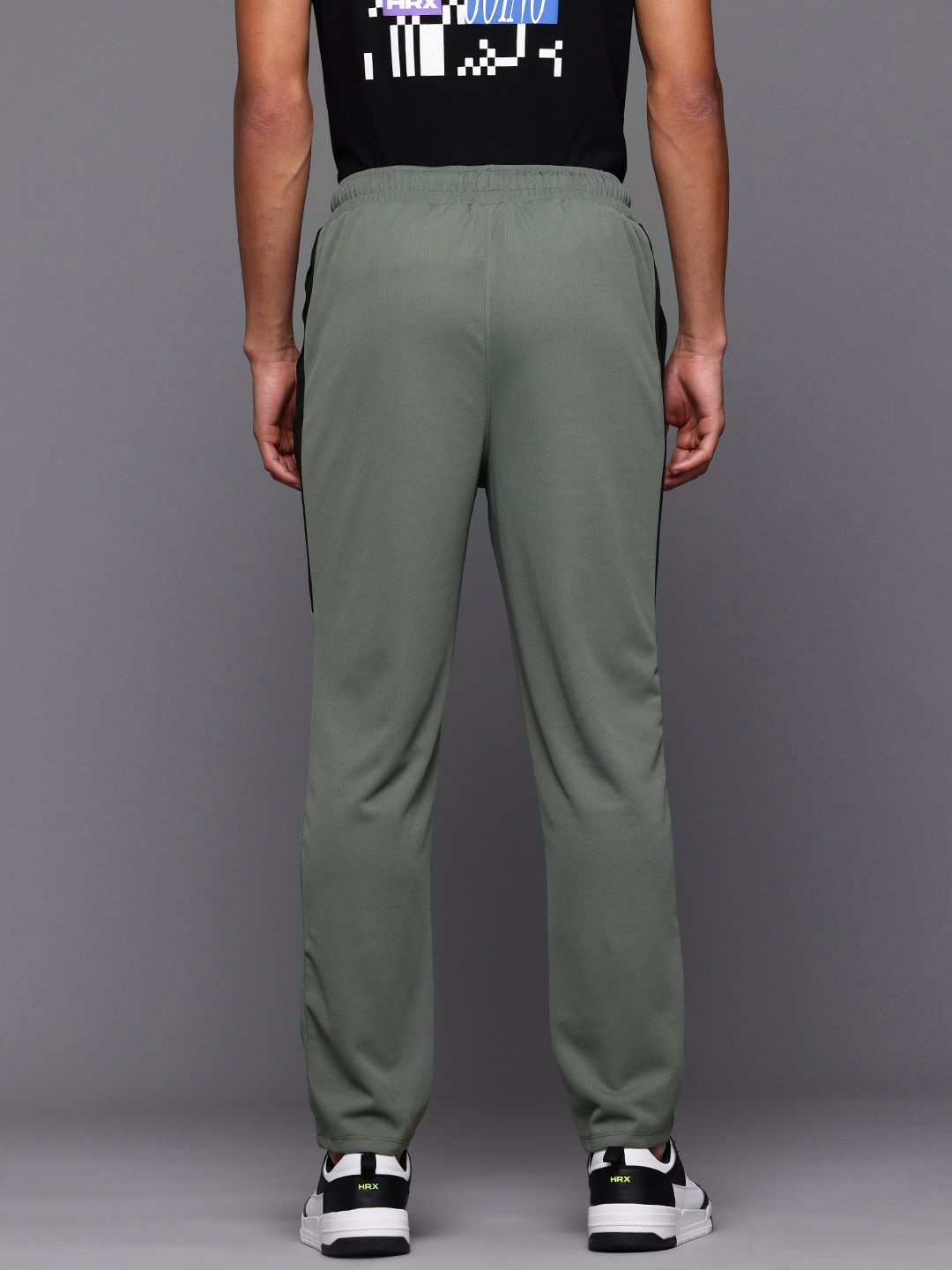 HRX by Hrithik Roshan Men Striped Cricket Track Pants