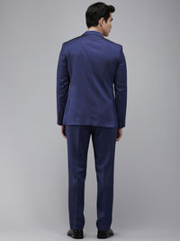 Park Avenue Super Slim Fit Notched Lapel Collar Single Breasted 3-Piece Party Wear Suit