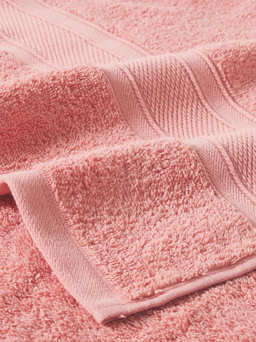 MYTRIDENT 12 Piece Face Towel Set Coral Soft and Plush 100% Cotton 500 GSM