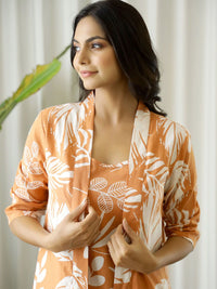 SANSKRUTIHOMES Women Printed Night suit