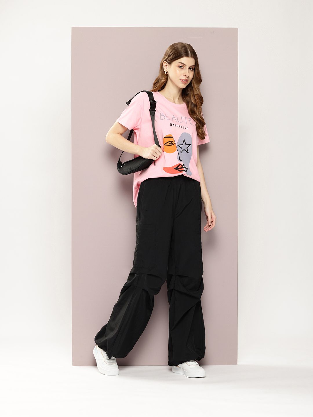 DILLINGER Women Graphic Printed Boxy T-shirt