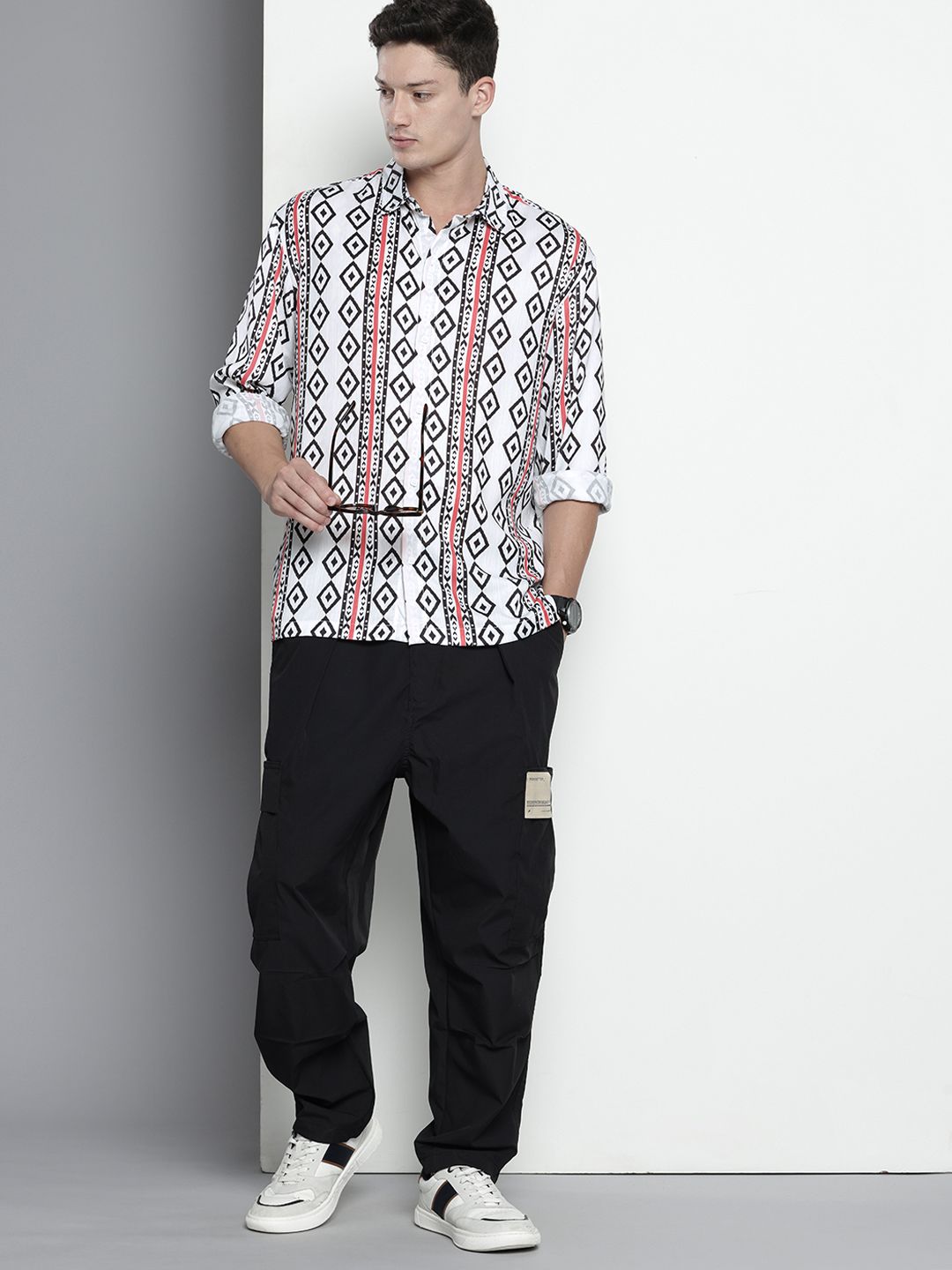 The Indian Garage Co Opaque Printed Relaxed Fit Casual Shirt