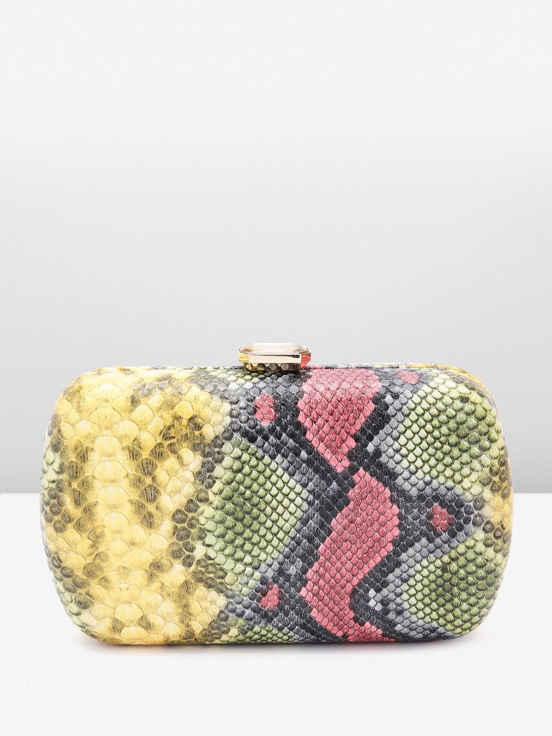 Lino Perros Women Abstract Printed Box Clutch