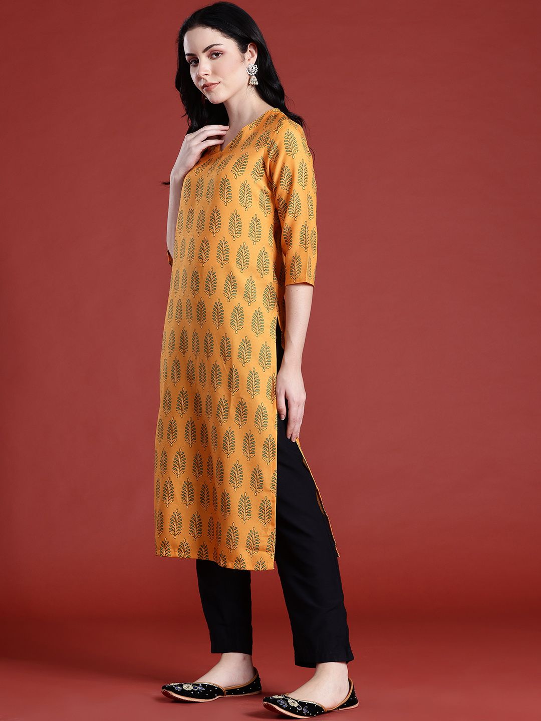 Anouk Ethnic Motifs Printed Kurta
