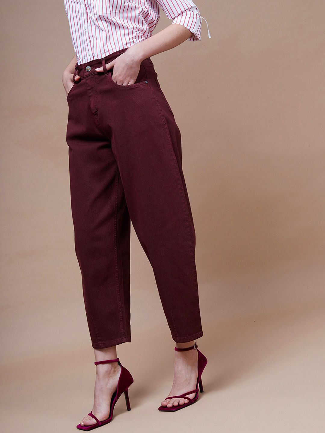SASSAFRAS BASICS Women Anti Relaxed Fit Stretchable Jeans