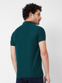 SPYKAR Polo Collar Cotton Slim Fit T-shirt