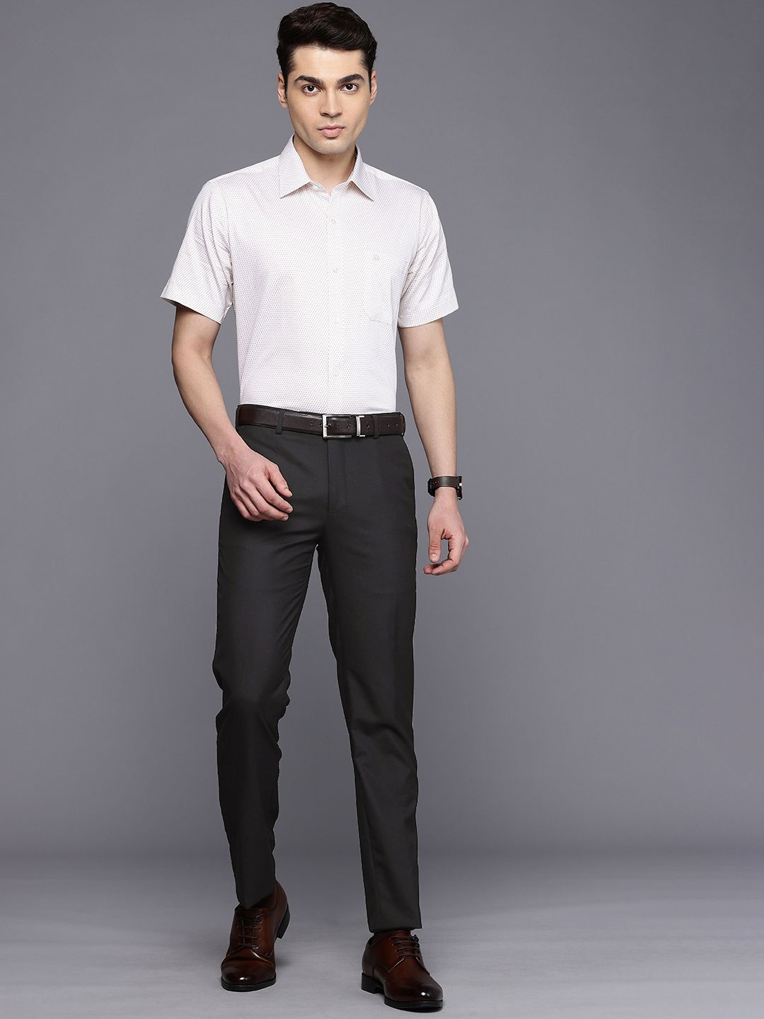 Raymond Men Slim Fit Formal Trousers