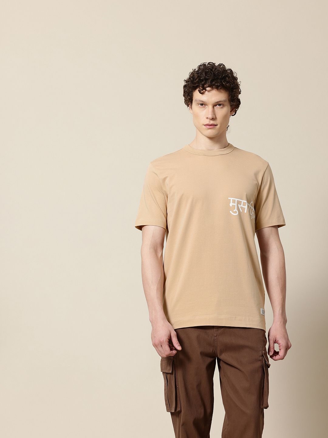 Mr Bowerbird Typography Printed Pushtaini Musafir T-shirt