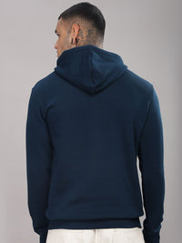 ADRO Lelaki Graphic Printed Hod Cotton Pullover Sweatshirt