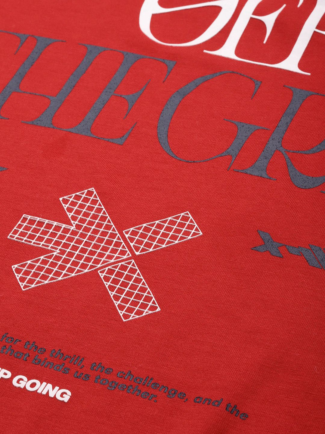 HRX by Hrithik Roshan Typography Printed T-shirt