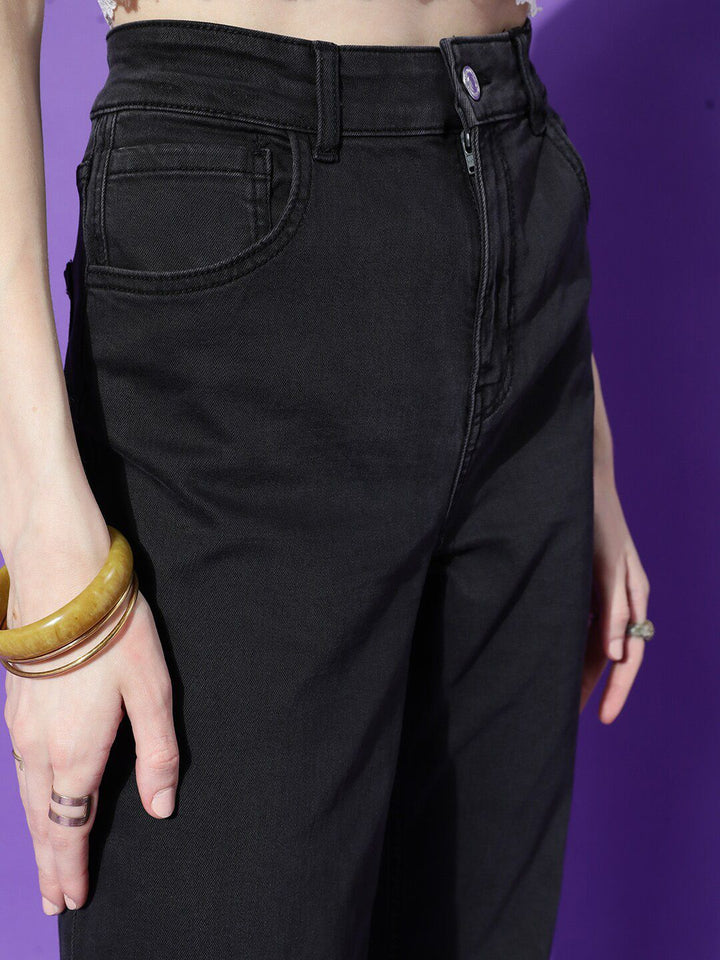 STREET 9 Women Black Hottie Skinny Fit High-Rise Highly Distressed Jeans 98% Cotton