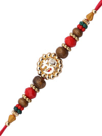 Aapno Rajasthan Rakhi Berhias Berlian &amp; Manik Amerika