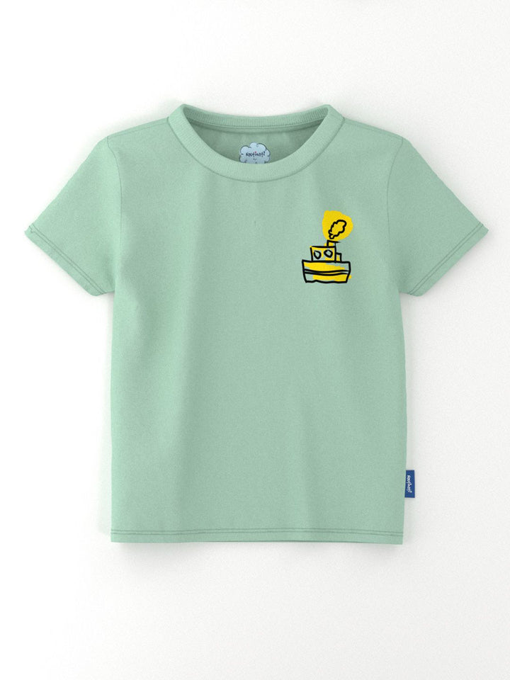 Nauti Nati Boys Pack Of 3 Graphic Printed Antimicrobial Cotton T-shirt