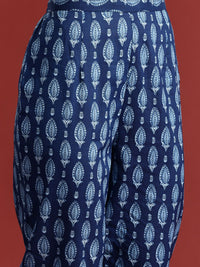 Indo Era Ethnic Motifs Printed Pure Cotton Kurta with Trousers
