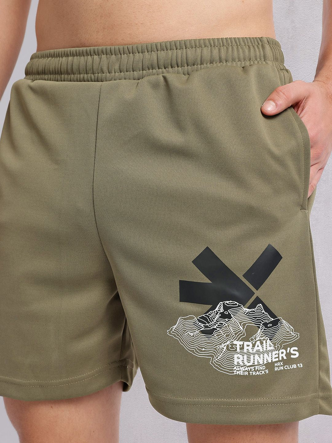 HRX by Hrithik Roshan Men Printed Running Shorts