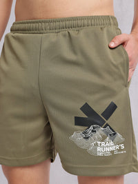 HRX by Hrithik Roshan Men Printed Running Shorts