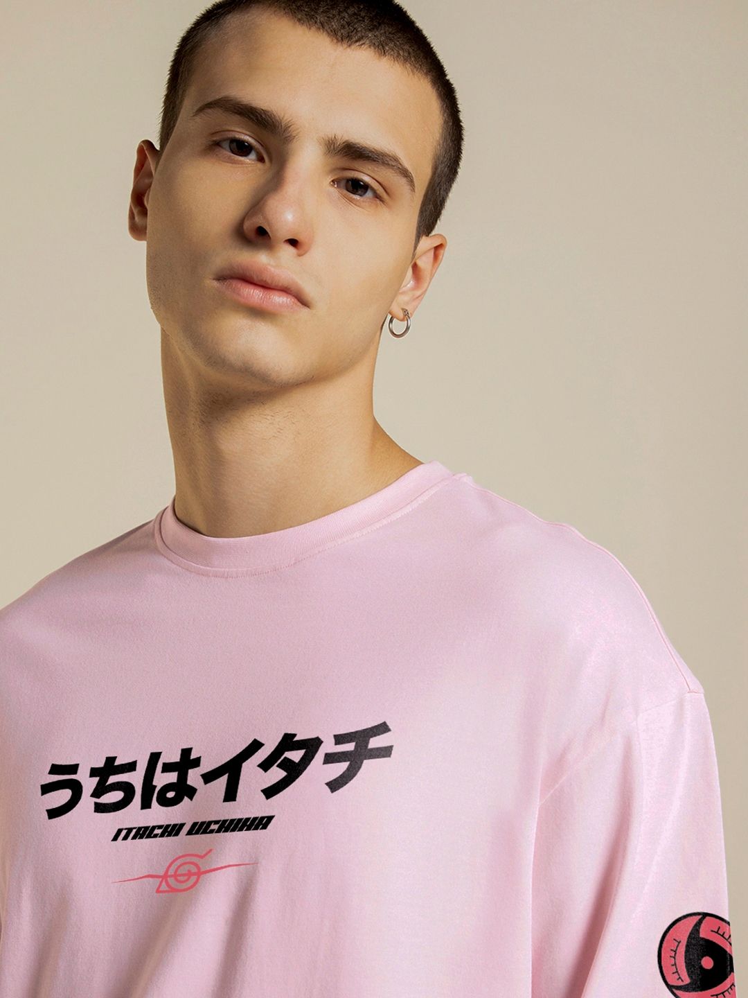 Bewakoof Men Typography Printed Round Neck Pure Cotton Oversized T-Shirt