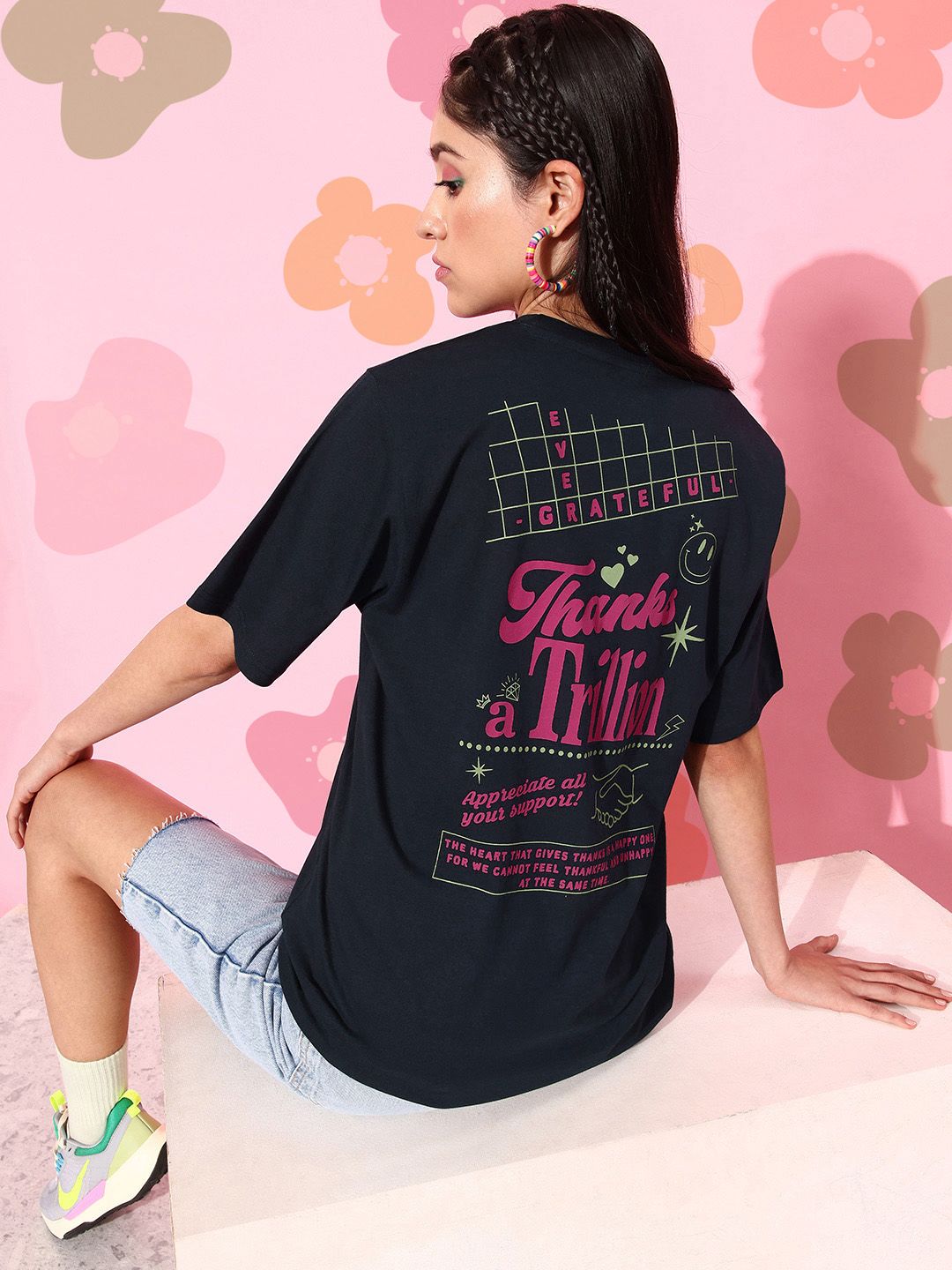 DILLINGER Pure Cotton Printed Oversized T-shirt