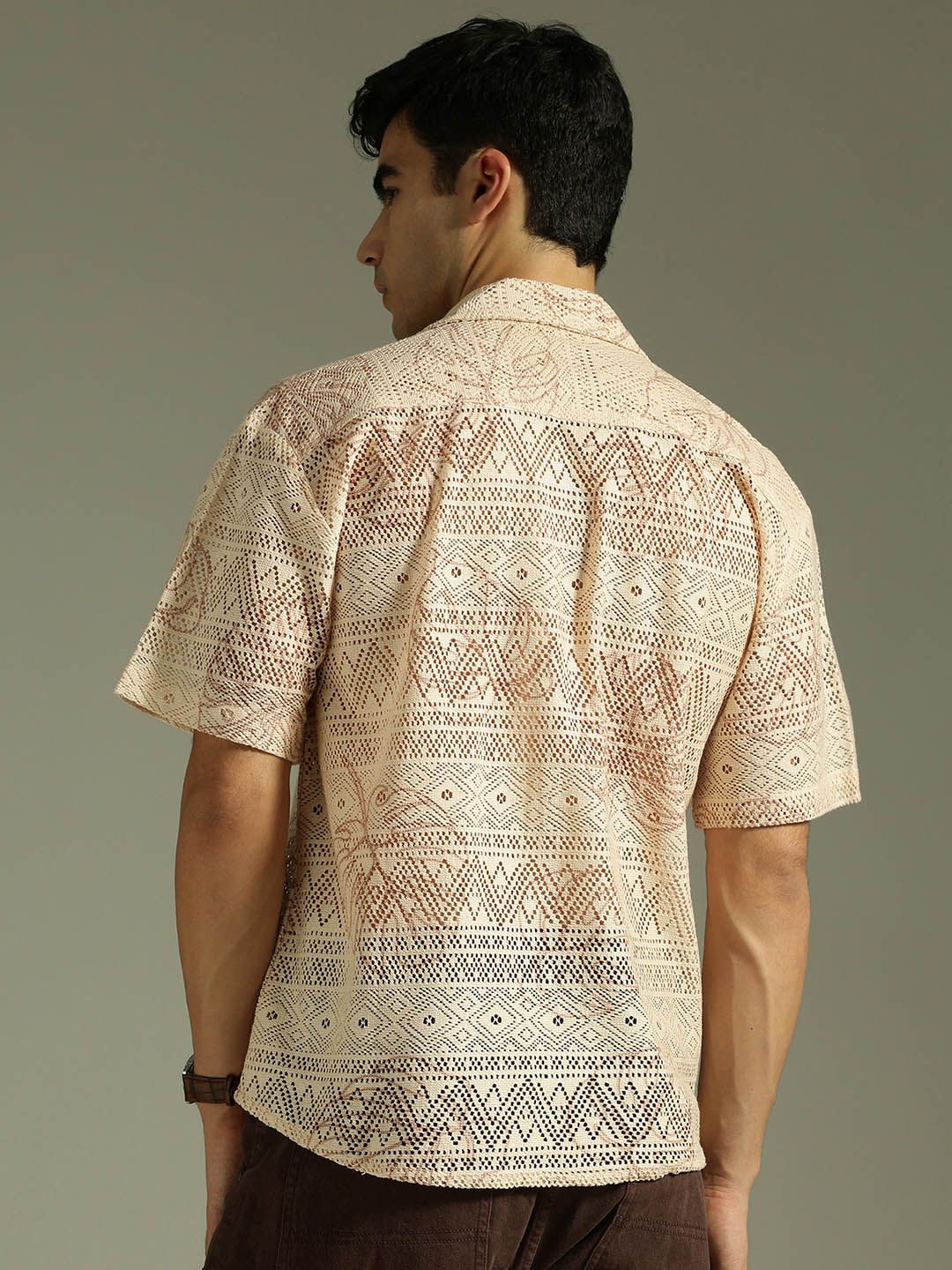 Oversized Schiffli Shirt