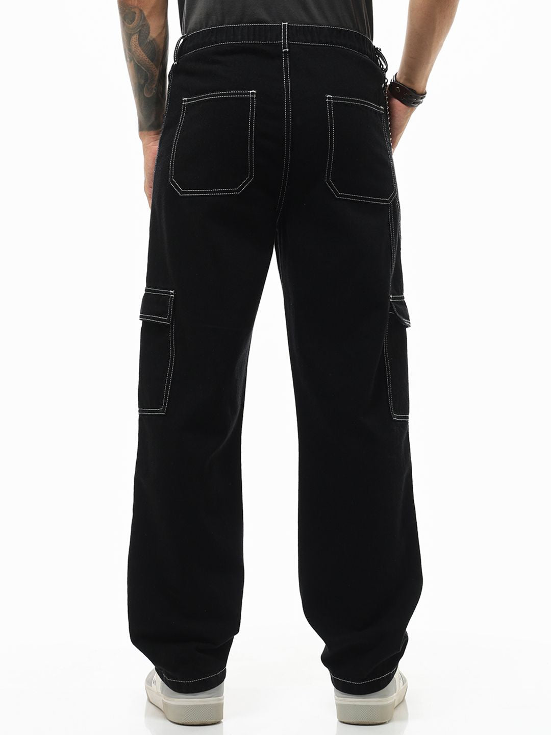 Bewakoof Men Baggy Cargo Jeans
