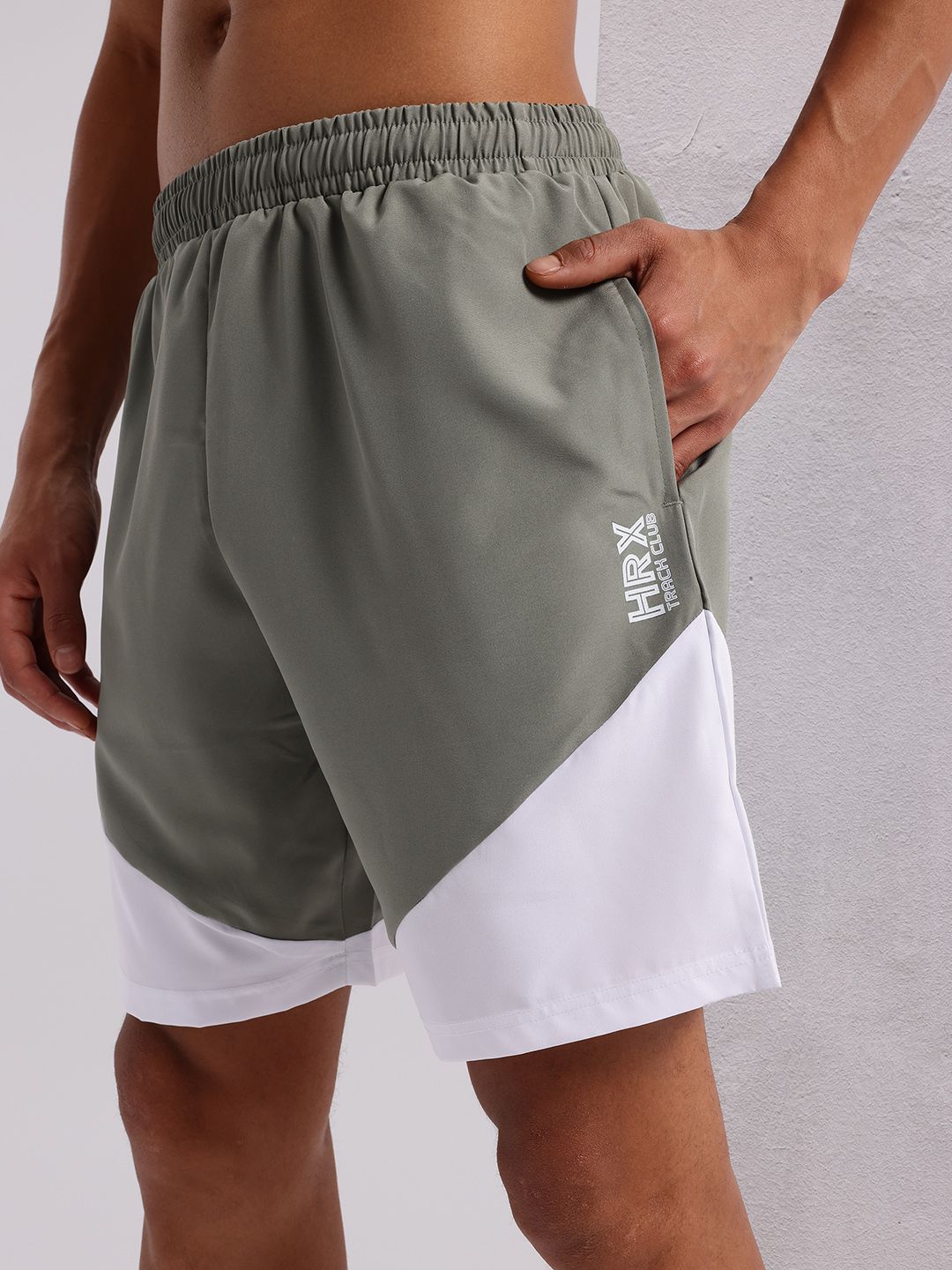 HRX by Hrithik Roshan Men Colourblocked Running Shorts