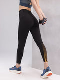 HRX by Hrithik Roshan Women Brand Logo Detail Rapid-Dry Cropped Training Tights
