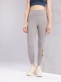 HRX by Hrithik Roshan Women Brand Logo Print Rapid-Dry Running Tights
