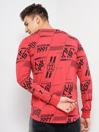 The Indian Garage Co Typography Printed Round Neck T-shirt