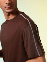 HRX by Hrithik Roshan Printed Drop-Shoulder Sleeves Relaxed Fit Training T-shirt