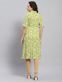 Monte Carlo Print Shirt Style Longline Tunic
