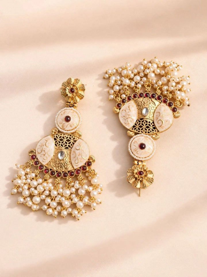 PANASH Circular Drop Earrings